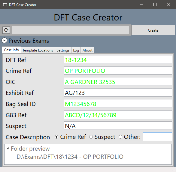 DFT Case Creator